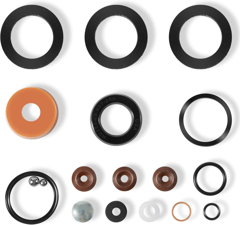 Hydraulic Seal Replacement Kit for Lincoln Walker J-122 1.5 Ton Floor Jack 18 PC