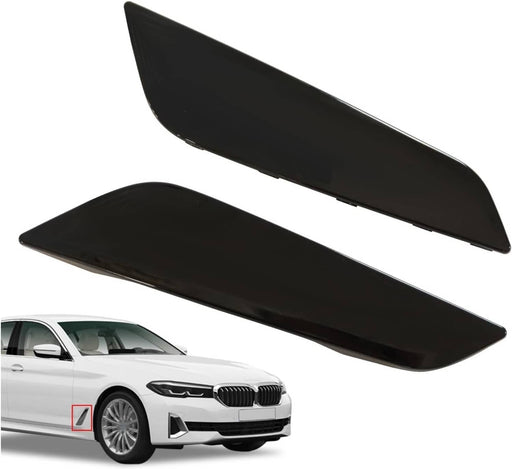 DURAFORCE Black Left Right Fender Panel Air Vent Cover for BMW G30 5 Series 2017-2023