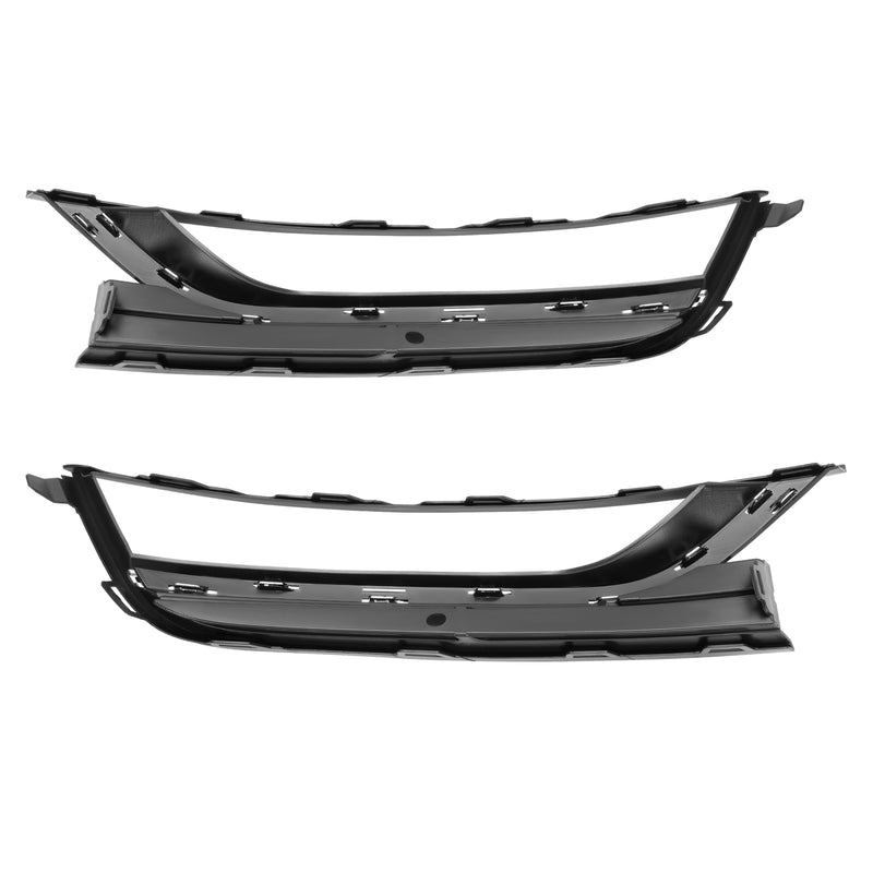 Bumper Fog Light Bezel Cover Trim for VW Passat 2012 13 14 2015 Black Pair