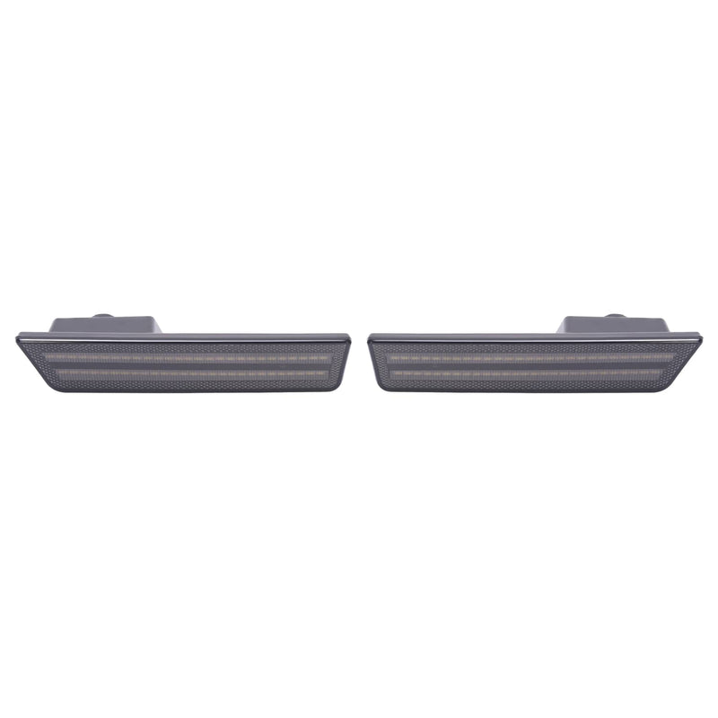 DURAFORCE LED Front Side Marker Light White for Dodge Challenger Charger R/T Sedan 2008-14