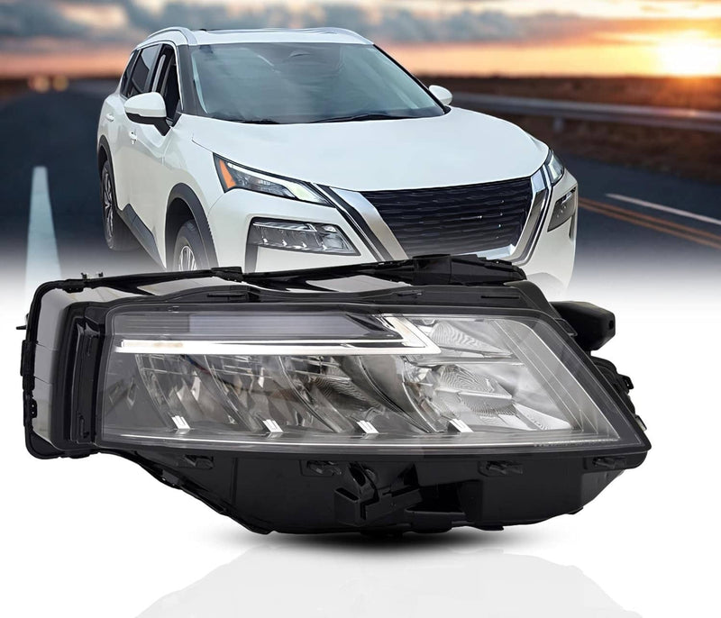 26010-6RR0A Right Passenger Side LED Headlight for Nissan Rogue 2021 2022 2023