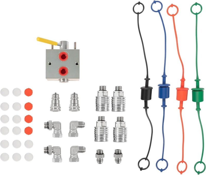 Manual Hydraulic Multiplier SCV Splitter Diverter Valve Couplers Ag Fitting
