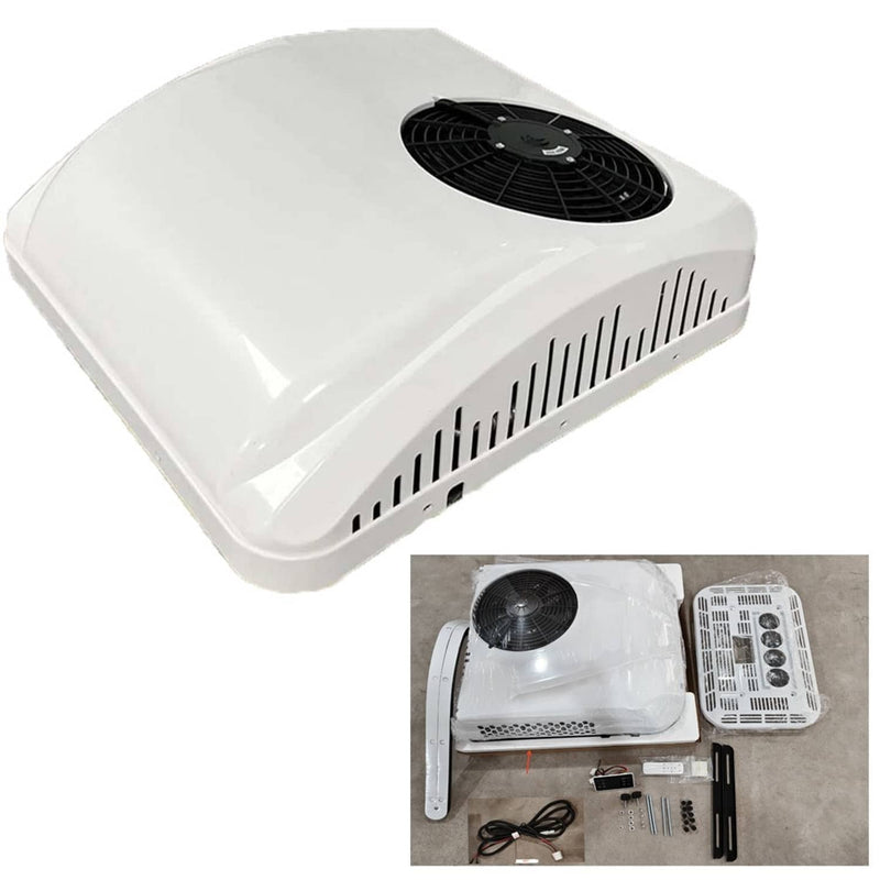 48V 11000 BTU RV Rooftop Air Conditioner A/C Unit Cooling for Trailer Motorhome