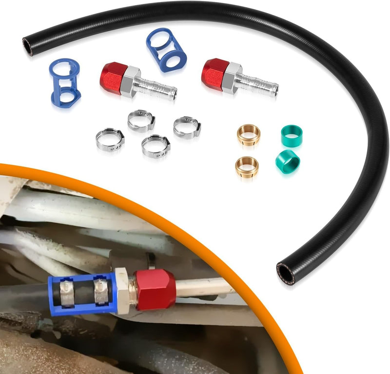 800-670 A/C Line Splice Kit for 5/8 Line With No.10 Hose Line to Hose Repair