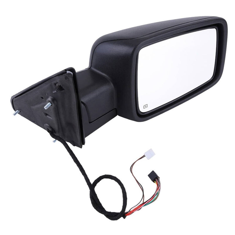 Left Driver Mirror Heated Temp Sensor Power Fold for 2013-2019 Dodge Ram 1500