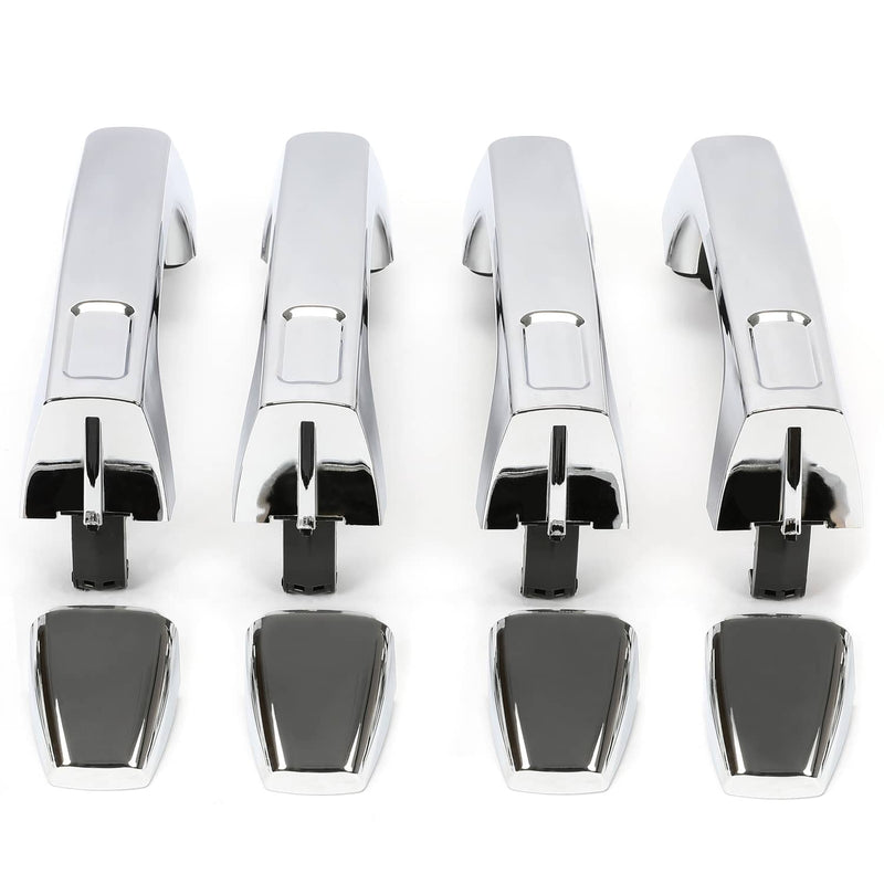 DURAFORCE Chrome Outside Door Handle for Hummer H3 H3T 2006-2010 07 Front Rear Left Right