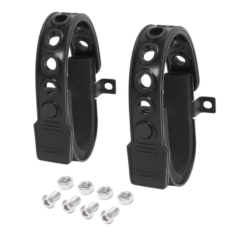 Powder Coated Rubber Gun Rack Straps for Seat Back MOLLE Mounting 2 Pack