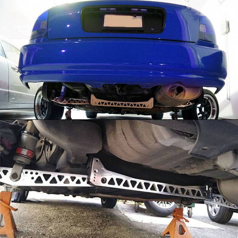 Silver Billet Rear Lower Control Arm Subframe Brace for Honda Civic EK 1996-2000