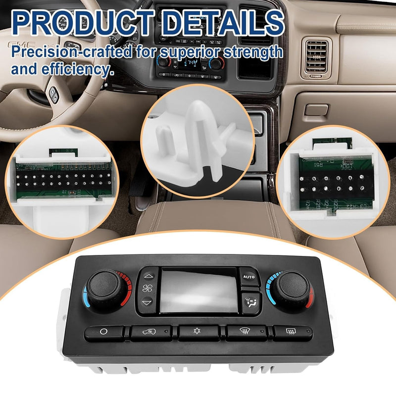 599-009 AC Heater Climate Control Module for 2003-2007 Chevy GMC Improved Design