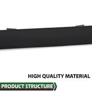 DURAFORCE Front Bumper Upper Glossy Black Grille Trim For 2020-2022 Toyota Corolla SE XSE