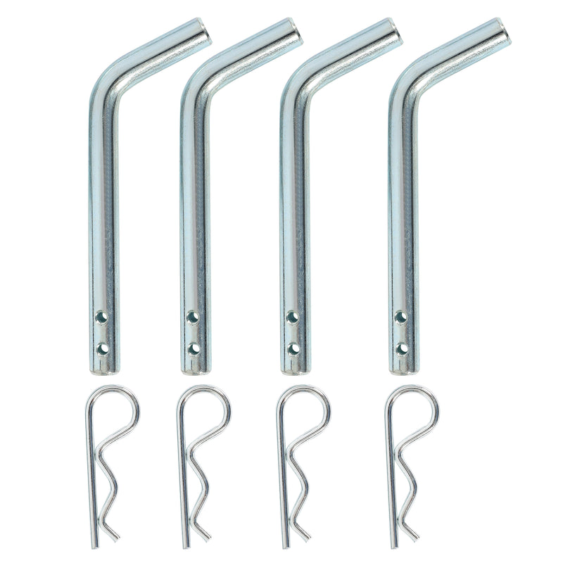 Heavy Duty 4 Pack Trailer Adjustable Stake Pocket D-Ring Zinc 2x4 16200LBS