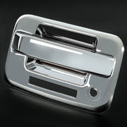 DURAFORCE Door Handle Cover for Ford F-150 F150 4DR Crew Cab 2004-2014 Chrome ABS Keypad