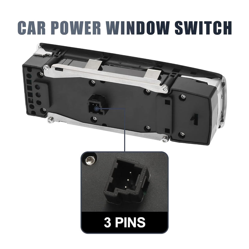 1669054400 Power Window Master Switch Black for Benz W166 X156 GL450 ML350