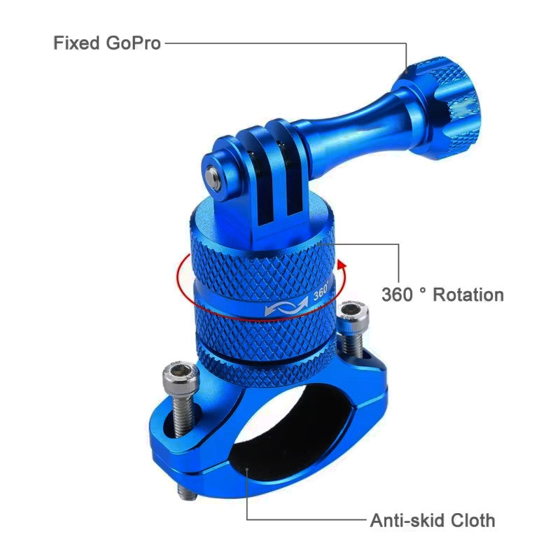 Bicycle Bike Motorcycle Handlebar Pole Mount Holder Clamp For Gopro Hero 9 8 7