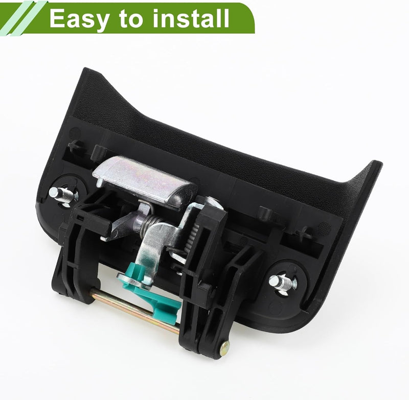 Rear Right Passenger Side Exterior Door Handle Black for 2007-2016 Jeep Compass