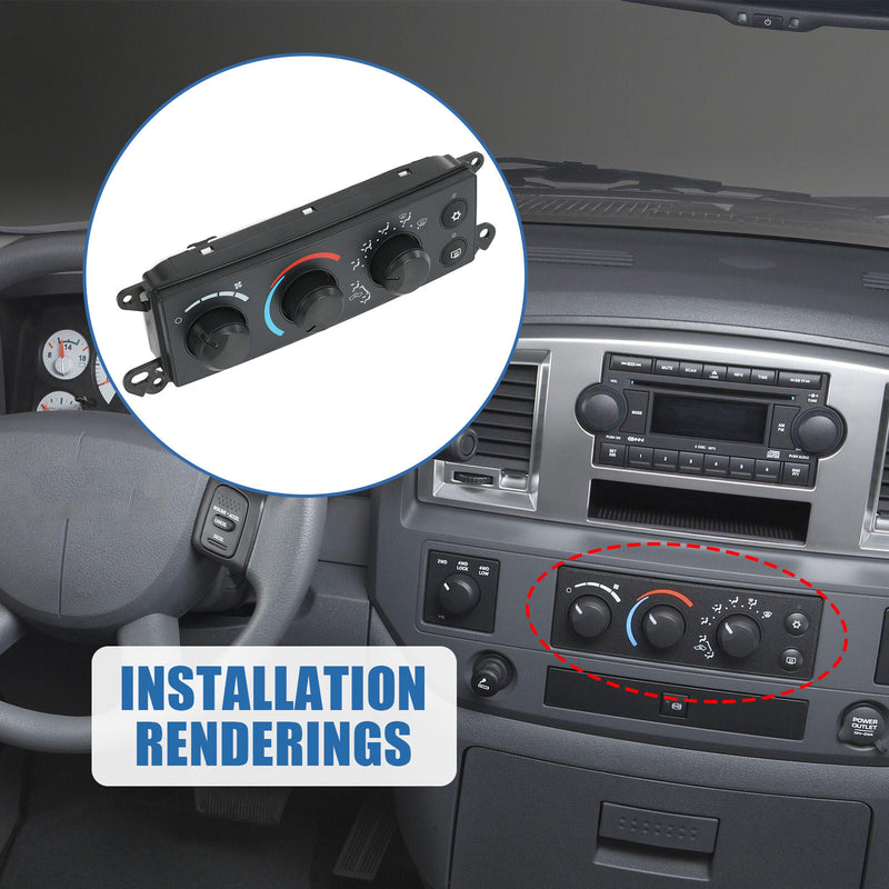 A/C Heater Climate Control Module for 2006-2008 Dodge RAM 1500 2500 Dakota 08-11