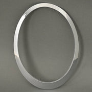 DURAFORCE Left Side Headlight Bezel Trim Ring ABS Chrome for Mini Cooper R55 R56 2007-2015