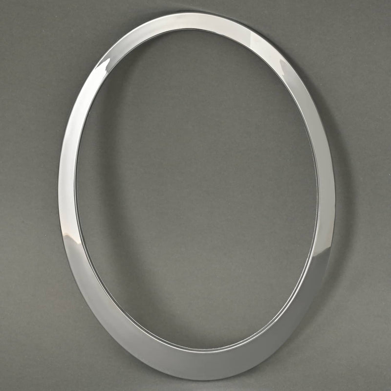 DURAFORCE Left Side Headlight Bezel Trim Ring ABS Chrome for Mini Cooper R55 R56 2007-2015