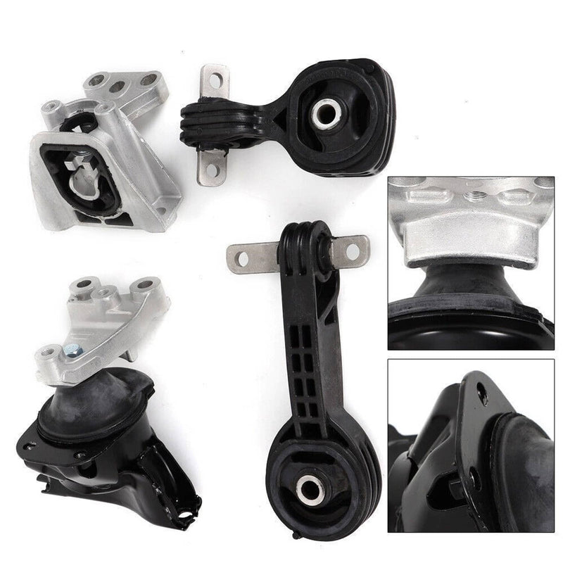 4PCS Engine Motor & Trans Mount Set Kit Automatic for 2006-2009 Honda Civic 1.8L