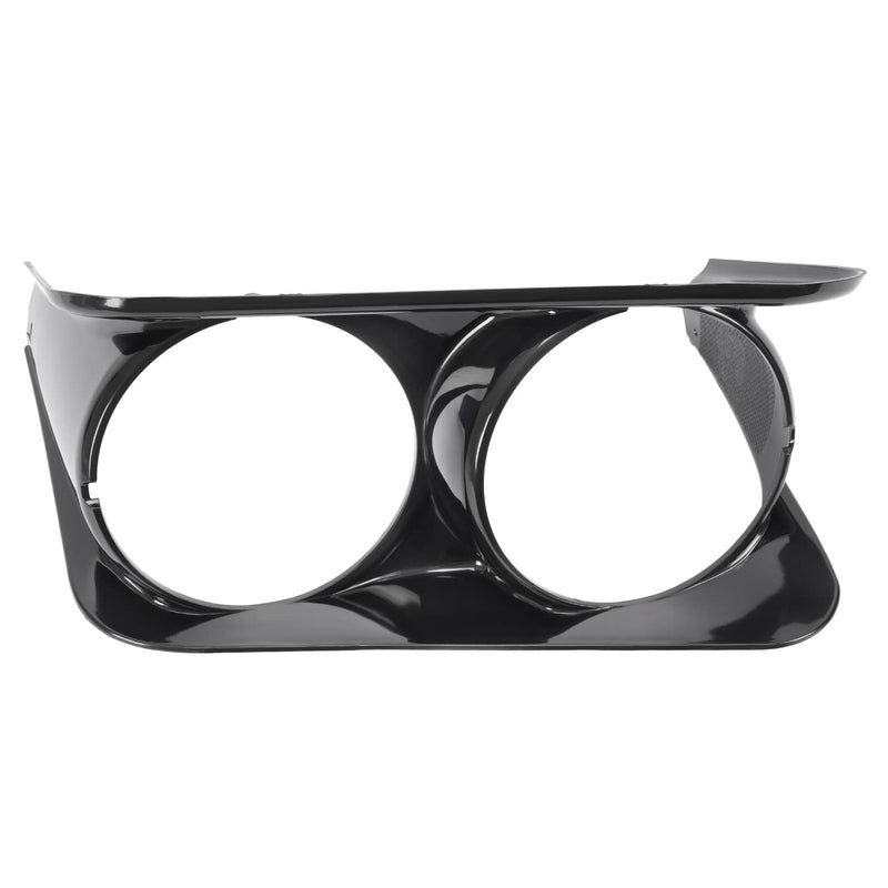 DURAFORCE Black Headlight Bezel Trim Passenger Side RH for Chevrolet C3 Corvette 1968-1982