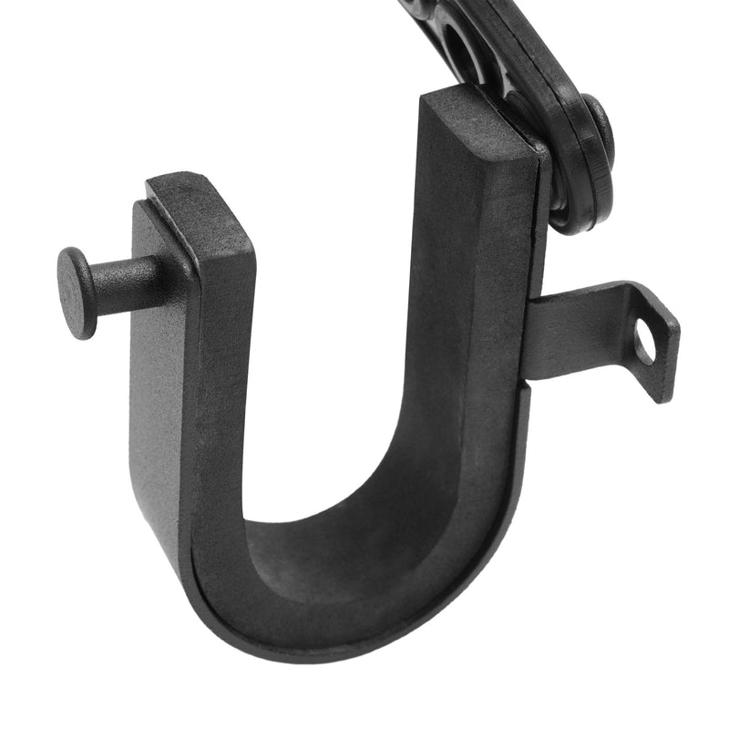 Powder Coated Rubber Gun Rack Straps for Seat Back MOLLE Mounting 2 Pack