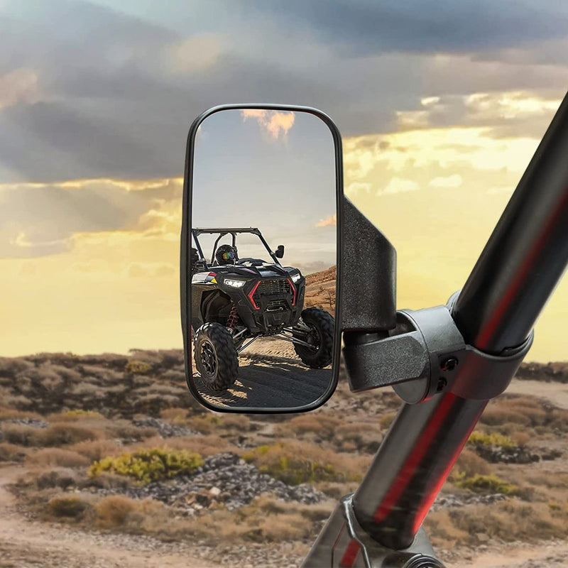 1.75" 2" Roll Bars UTV Side View Rear Mirrors Set for Honda Pioneer 1000 700 500