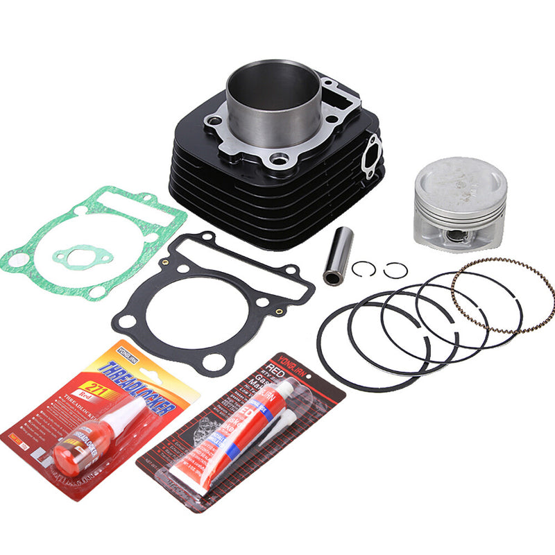 Cylinder Piston Gasket Top End Kit for Yamaha ATV Wolverine 350 YFM350 1995-2009