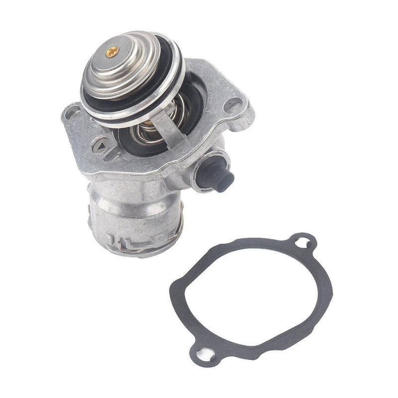 Engine Coolant Thermostat Assembly with Sensor for Mercedes C300 C350 E350 ML350