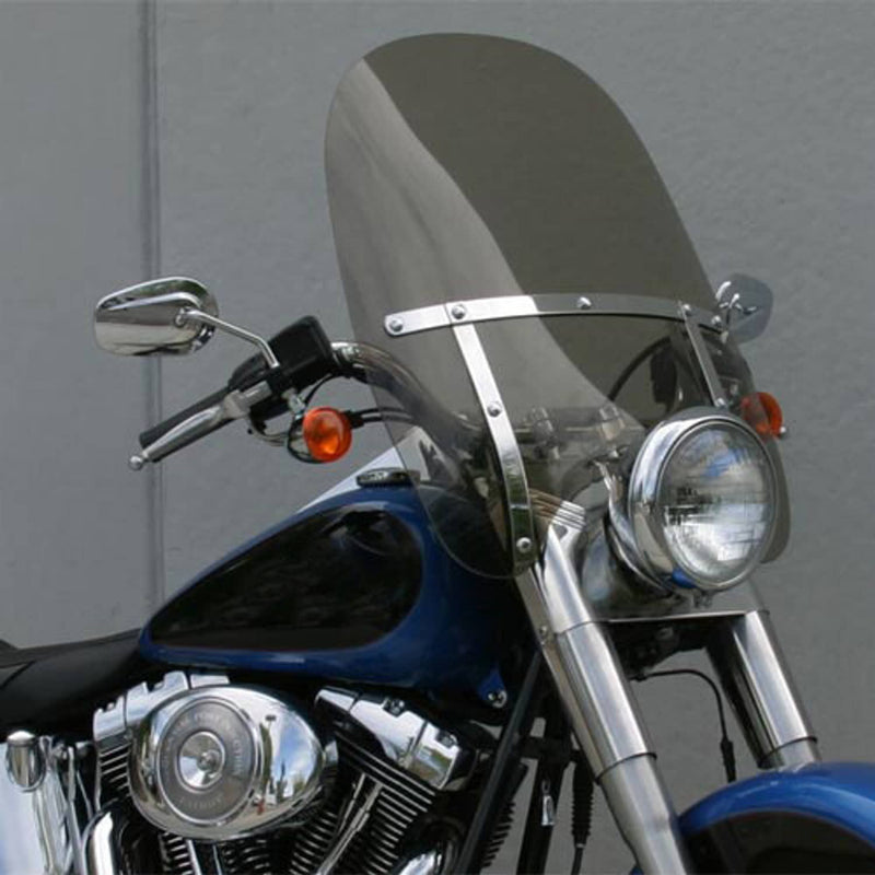 Detachable Windshield w/Bracket for Harley Touring Road King Classic FLHR 94-24