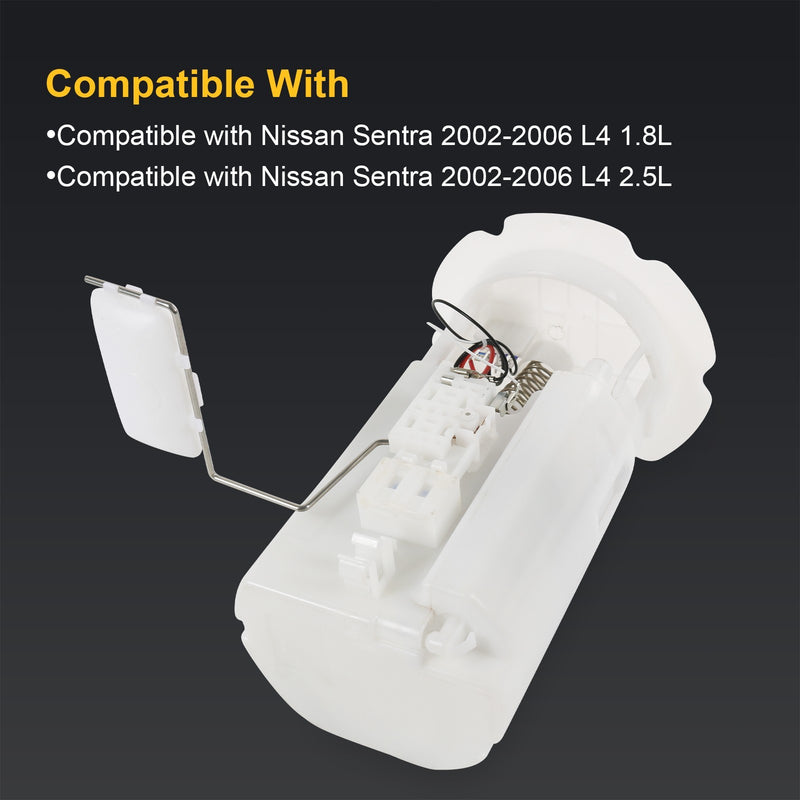 Fuel Pump Module Assembly Port for Nissan Sentra 2002-2006 1.8L 2.5L 1 Tube