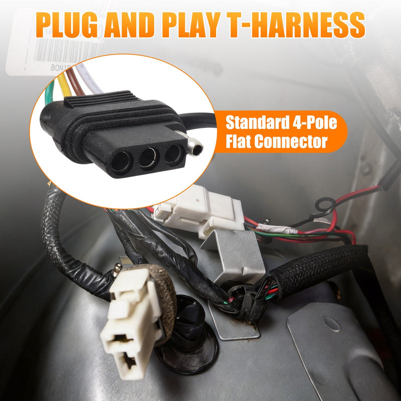 55336 Trailer Hitch Wiring Tow Harness for Honda Pilot 2003-2008 CR-V 1997-2006