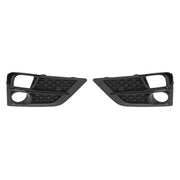 DURAFORCE Fog Light Cover Front Bumper Lamp Bezel for Honda Odyssey 2018-2020 Black Pair