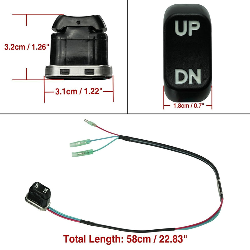 Power Boat Tilt Trim Switch for Mercury Mariner Outboard 87-18286A43 87-18286A26