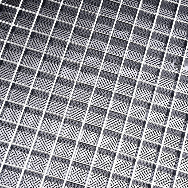 DURAFORCE Front Grille With Bug Screen Chrome Mesh Style for Freightliner Columbia 00-12