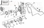 DURAFORCE Water Pump Impeller Kit for OMC King Cobra 3.2L 5.7L 5.8L 7.4L 8.2L Stern Drive