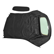 DURAFORCE Convertible Top Glass Window for Toyota Solara 2004-2009 08 Black Twill Vinyl