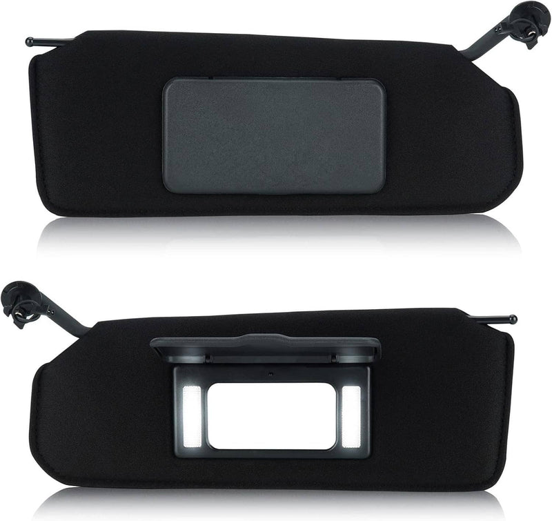 Updated Sun Visors Sun Shades with Bright LED Light for 1997-2004 Corvette C5 Pa