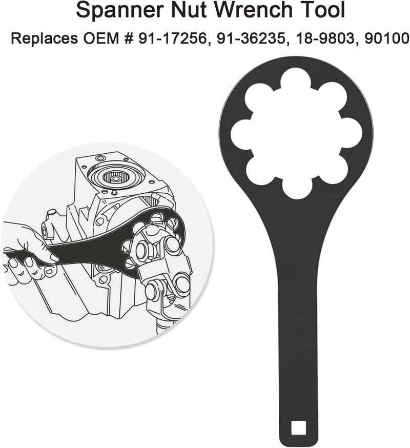 Bearing Carrier Nut And Spanner Wrench Drive Tool for Mercruiser Alpha 1 Gen 2
