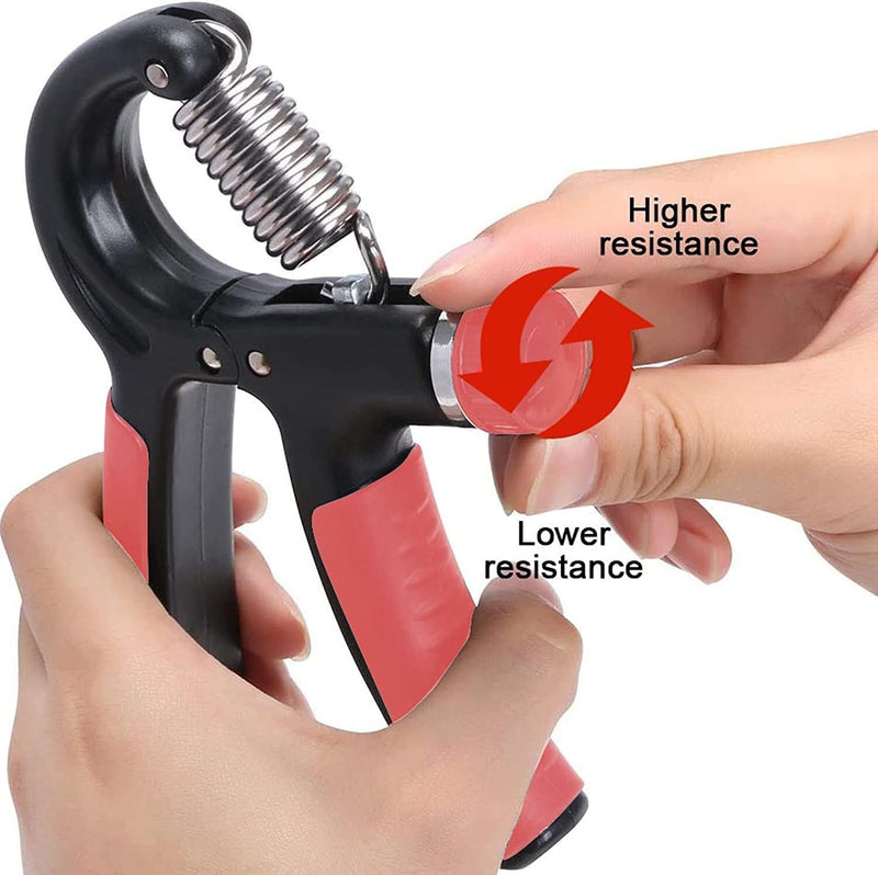 Hand Grip Strength Power Trainer Gripper Adjustable Gym Exerciser