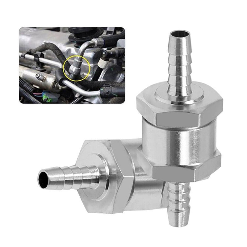 2Pcs 5/16" 8mm Fuel Line One Way Non Return Check Valve Petrol Diesel Oil Water