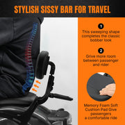 DURAFORCE Multi-Purpose Backrest Sissy Bar for Honda Rebel 1100 CMX1100 DCT 2021-2025