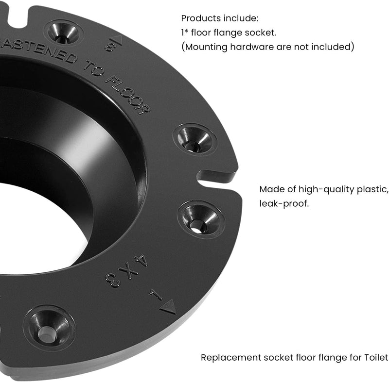 385345892 3" Toilet Socket Floor Flange for Dometic Sealand RV Toilet