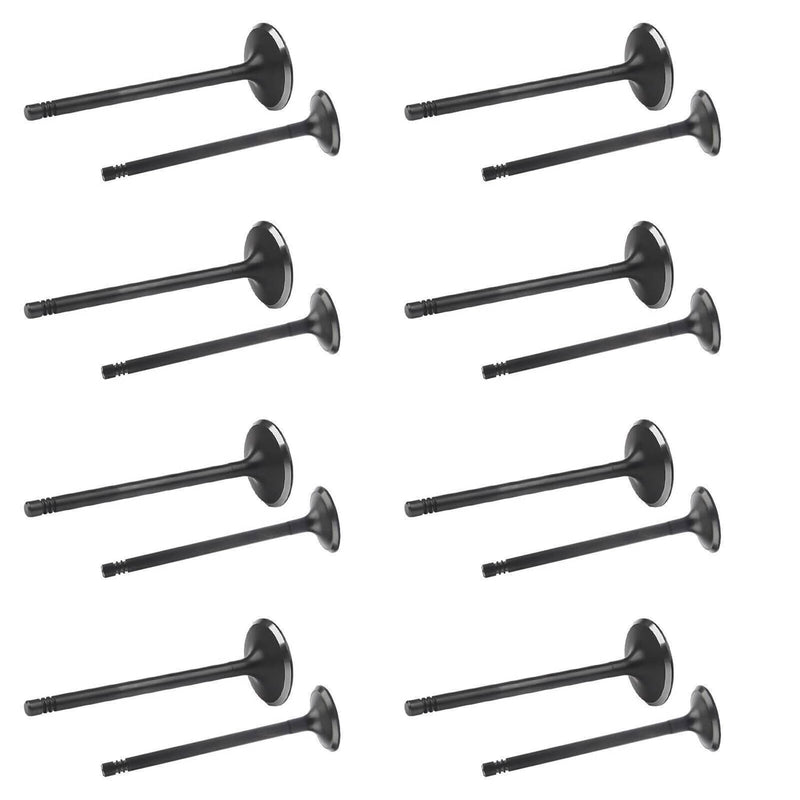 Intake Exhaust Valves 2.0L 2.4L for 2007-2017 Chevrolet GM Buick Saturn Engine