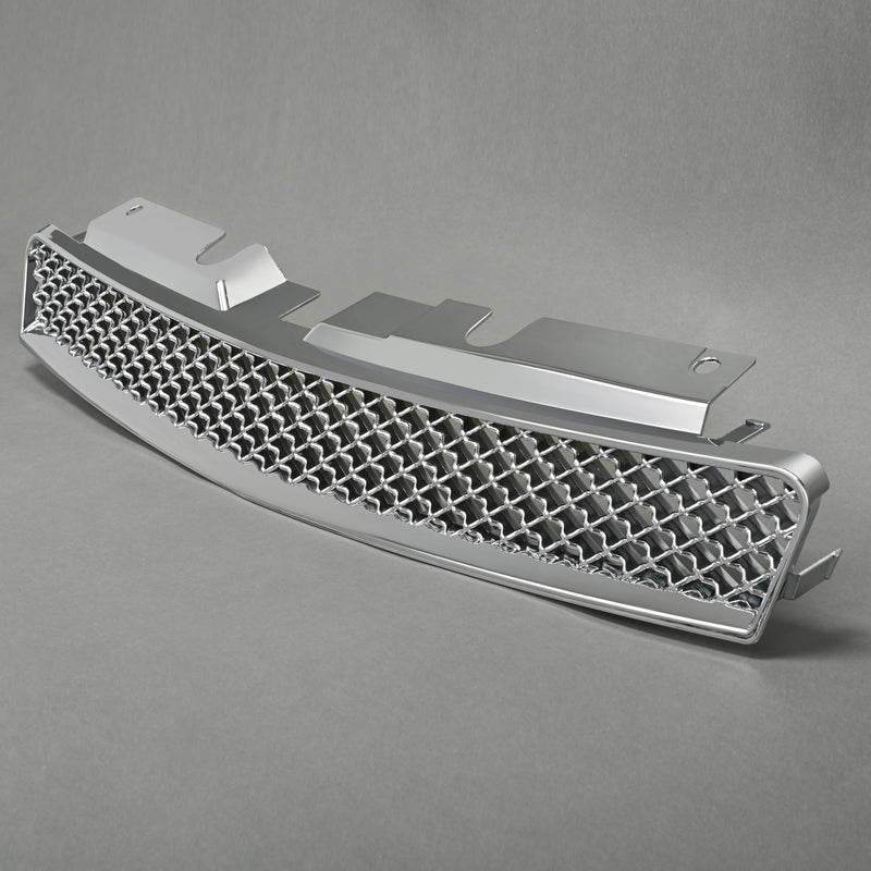 Chrome Mesh Front Hood Upper Bumper Grille for Chevy Impala Limited 2006-16