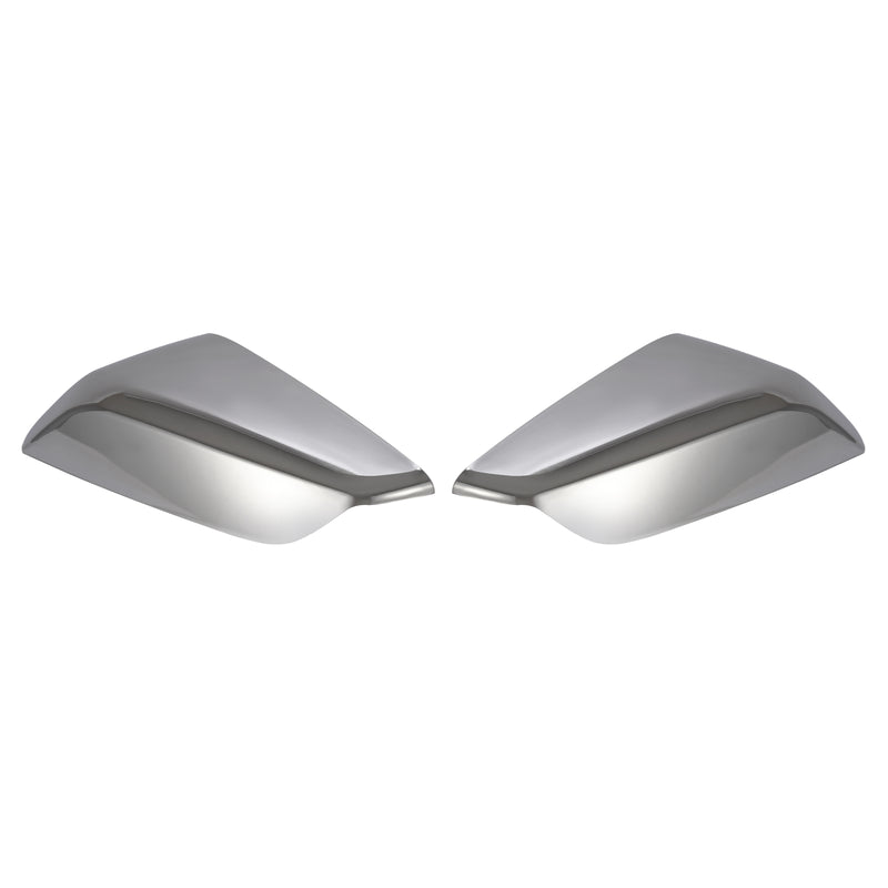 Chrome Mirror Covers Driver Passenger Side for Chevy Malibu 2016-2025 LH RH