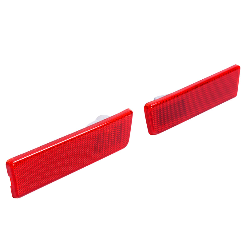 Rear Red Bumper Side Marker Lights Lamp Reflector for Ford Transit Connect 10-13