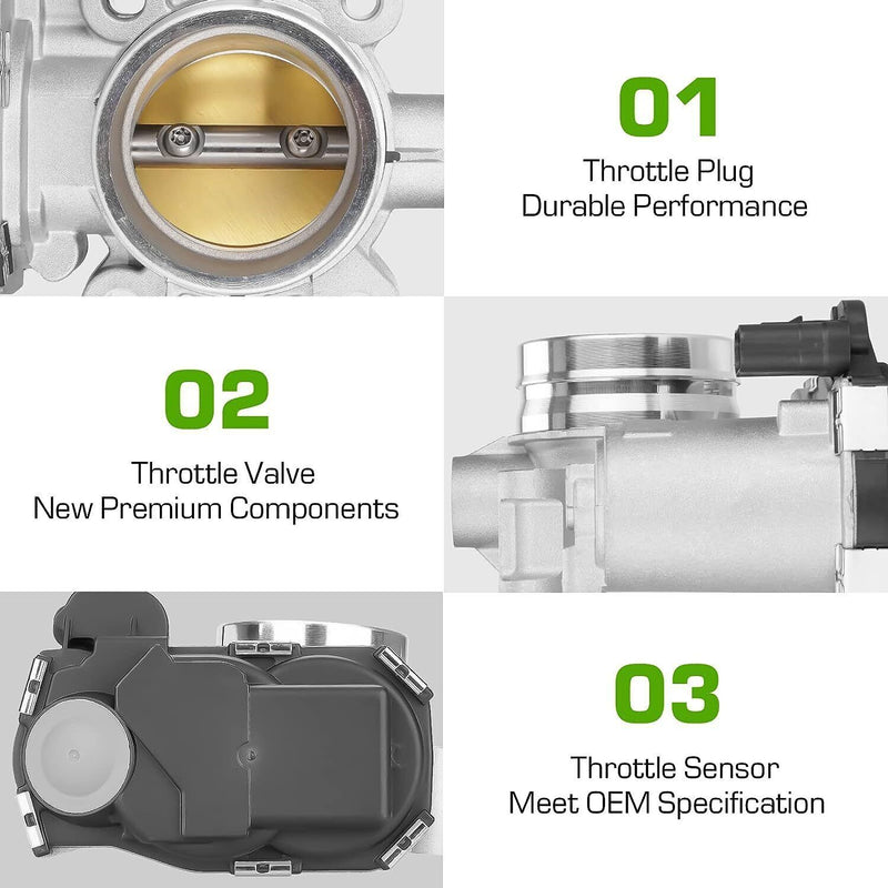 Throttle Body 12671379 for GM Cruze Encore 1.4L Malibu Equinox 1.5L