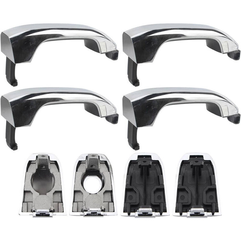 4Pcs Chrome Exterior Door Handle for Chevrolet Silverado 1500 2014-2017 22923598