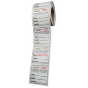 DURAFORCE 200 Pcs Oil Change Stickers Next Service Due Reminder Car Window Labels
