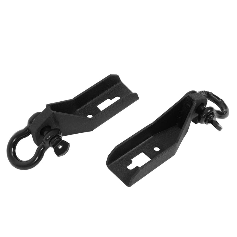Front Tow Hook Shackle Mount Kit Hardware for Ford F150 F-150 2009-2023 2 Pieces